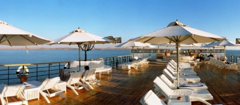 Kasr Ibrim Deck - Lake Nasser